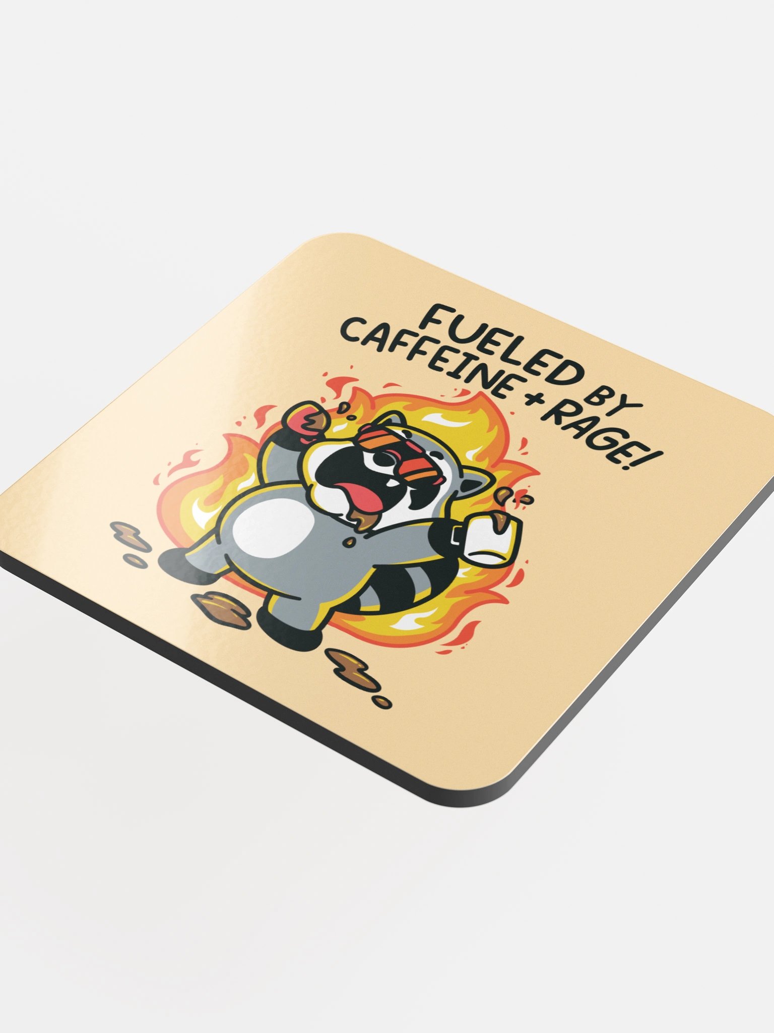 Caffeine & Rage Coaster product image (4)