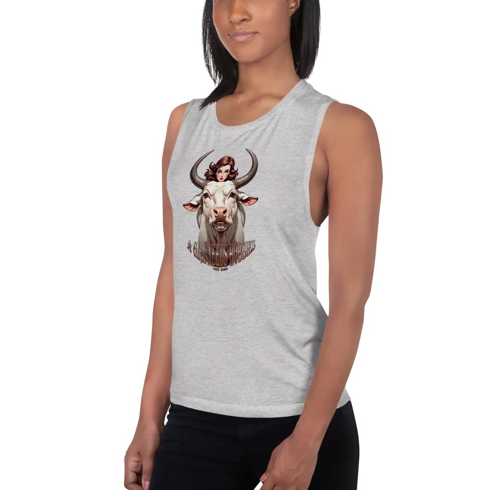 Hotwife White Bull Hobbies Tank Top product image (13)