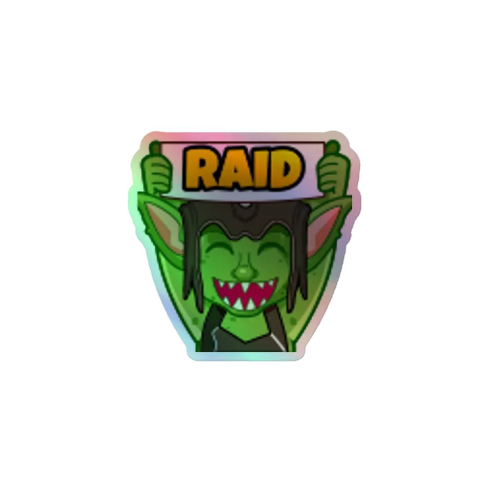 Raid Holographic Sticker product image (1)