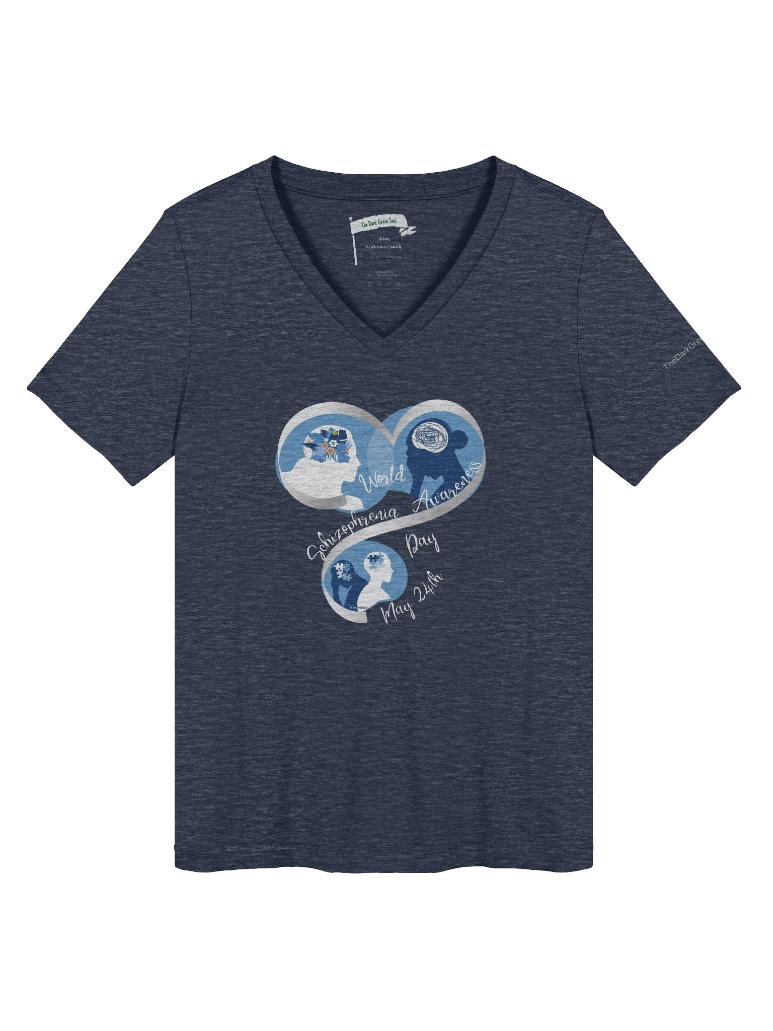 World Schizophrenia Awareness Day - Women's V-Neck Tee product image (7)
