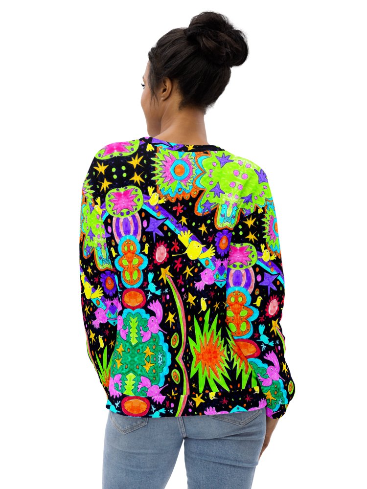 Abstract Cosmic Doodle Art Unisex Recycled Sweatshirt product image (12)