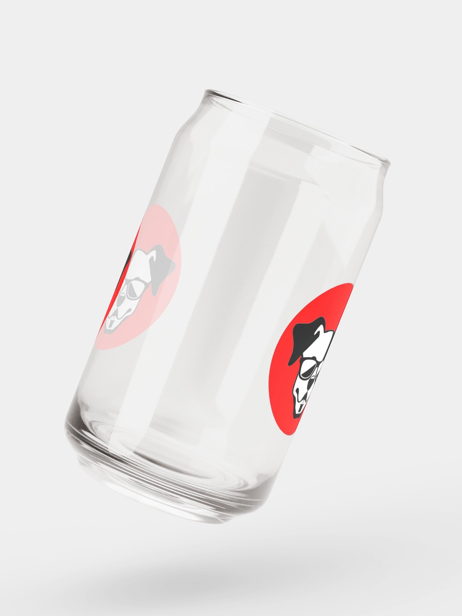 Red Logo Can Shaped Glass product image (5)