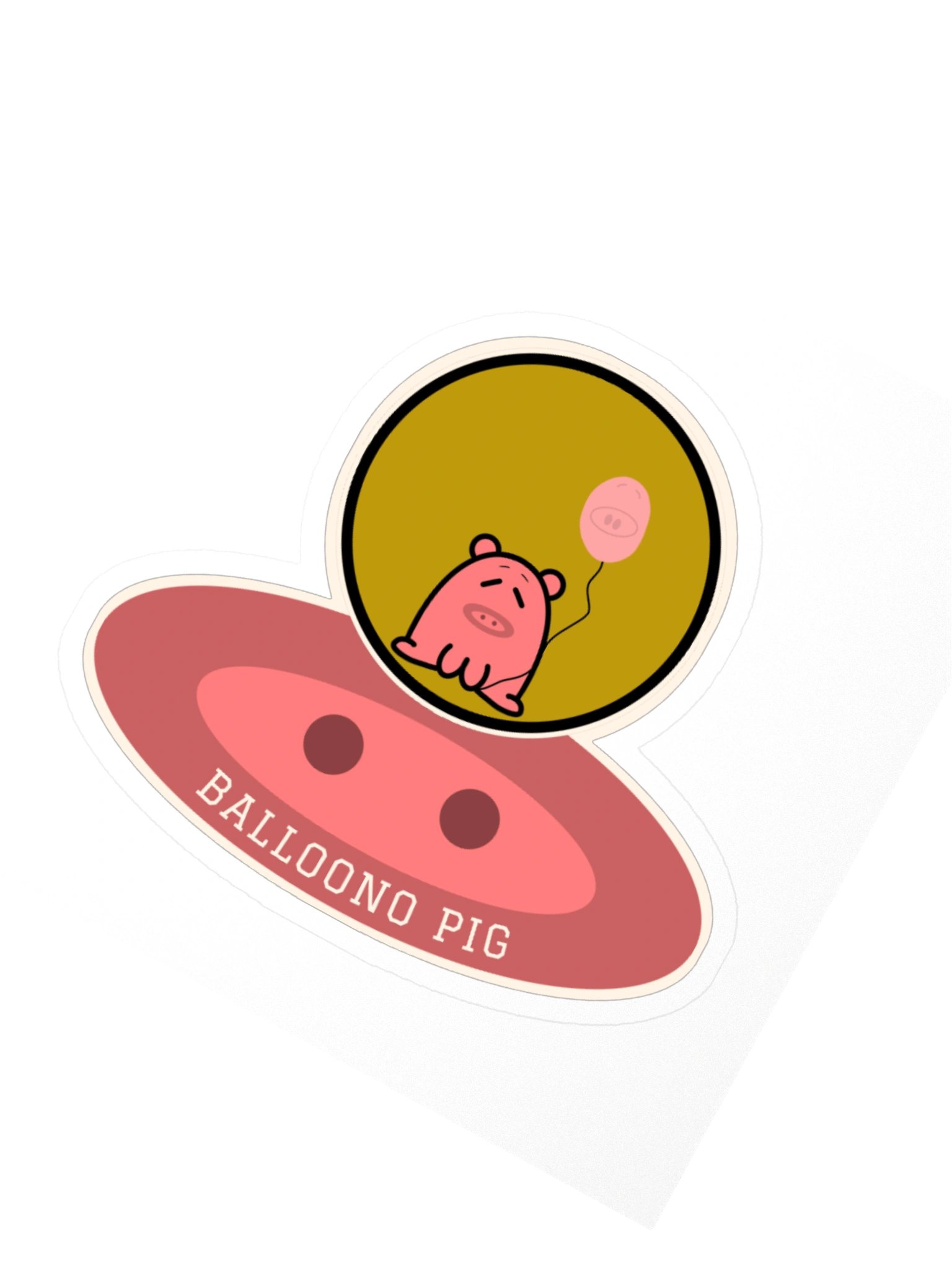 Balloono Pig Snout Sticker product image (5)