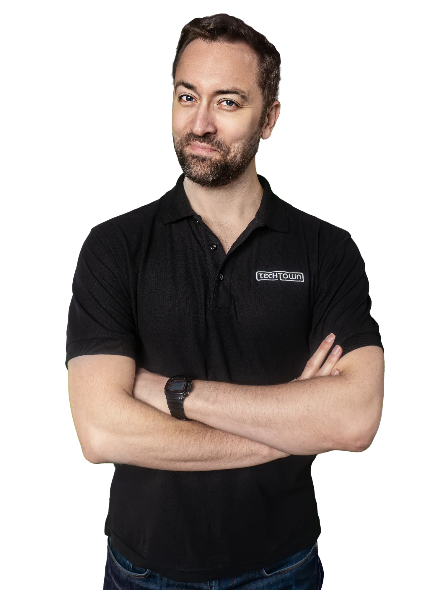 Men's TechTown Polo - Manager Black product image (1)