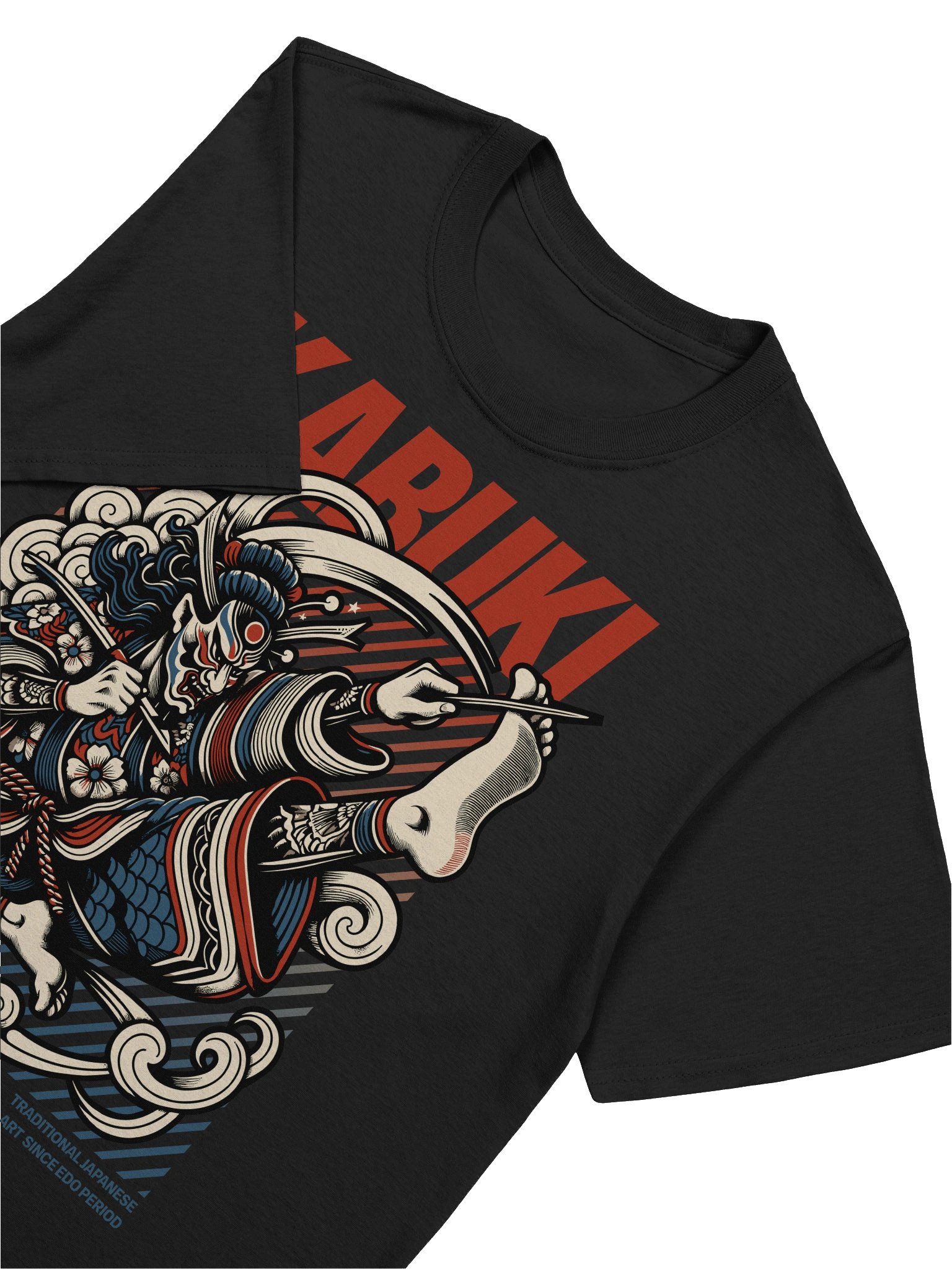 Kabuki Theatrical Samurai T-Shirt - Gildan Softstyle product image (5)