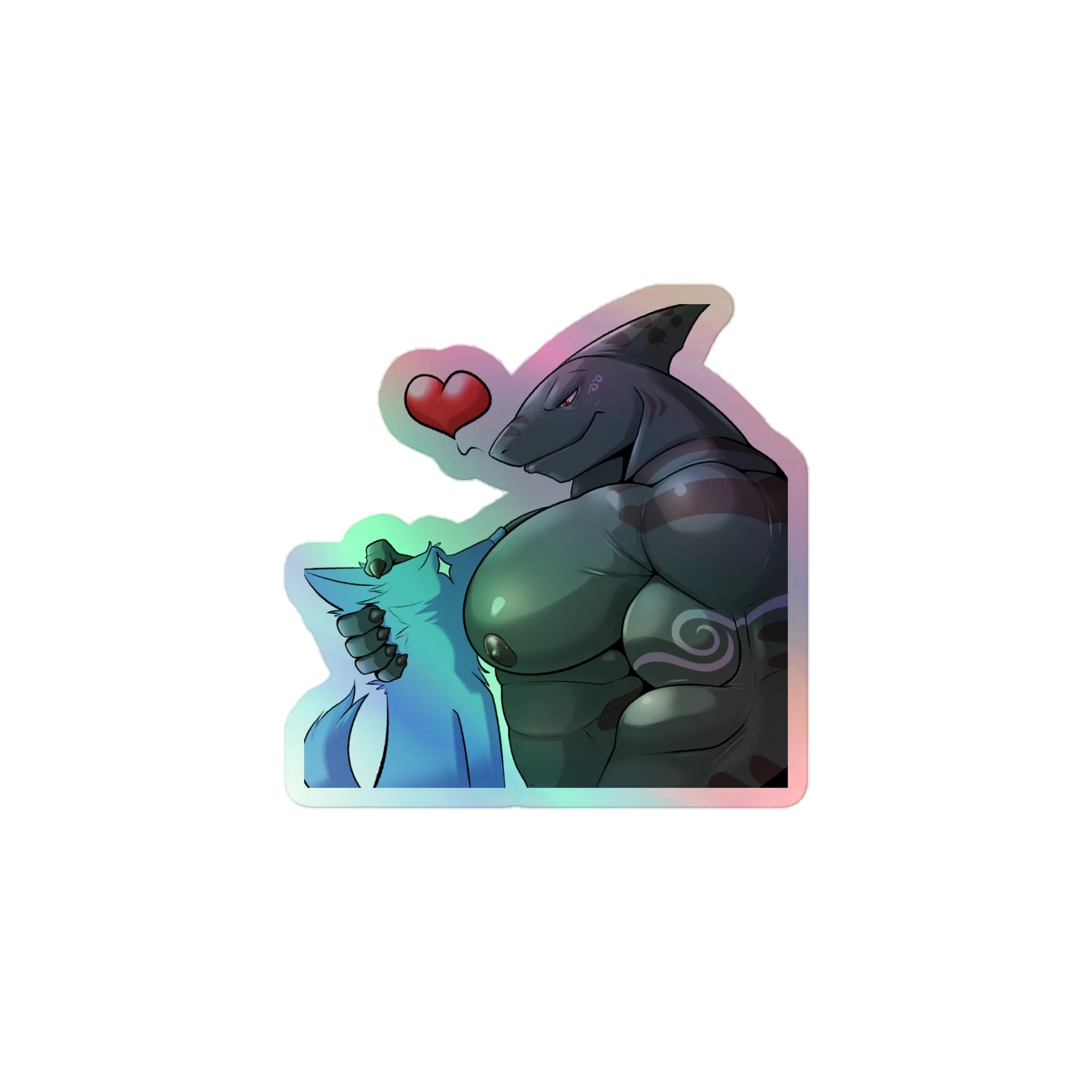 PEC HUG HOLO STICKER product image (1)