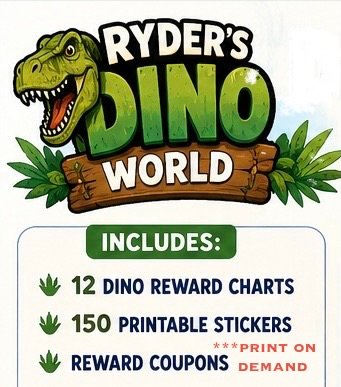 Ryder’s Dino World Reward Chart ( Printable Download ) product image (2)