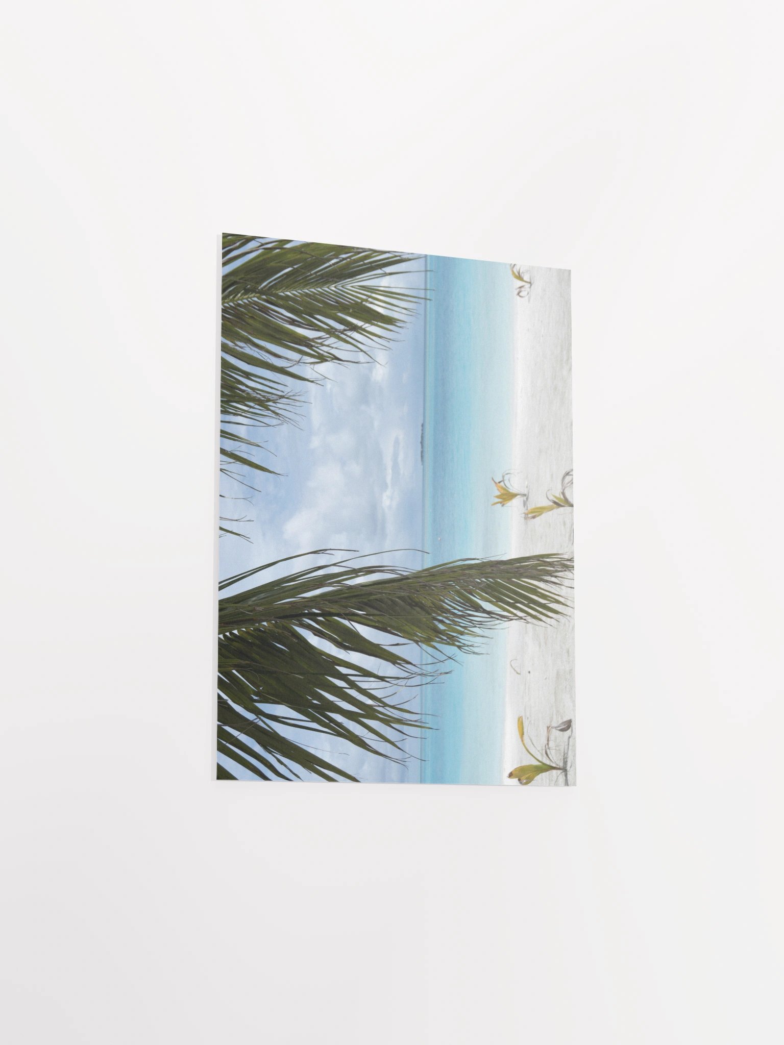 Maldives palm trees - Enhanced Matte Paper Poster product image (11)