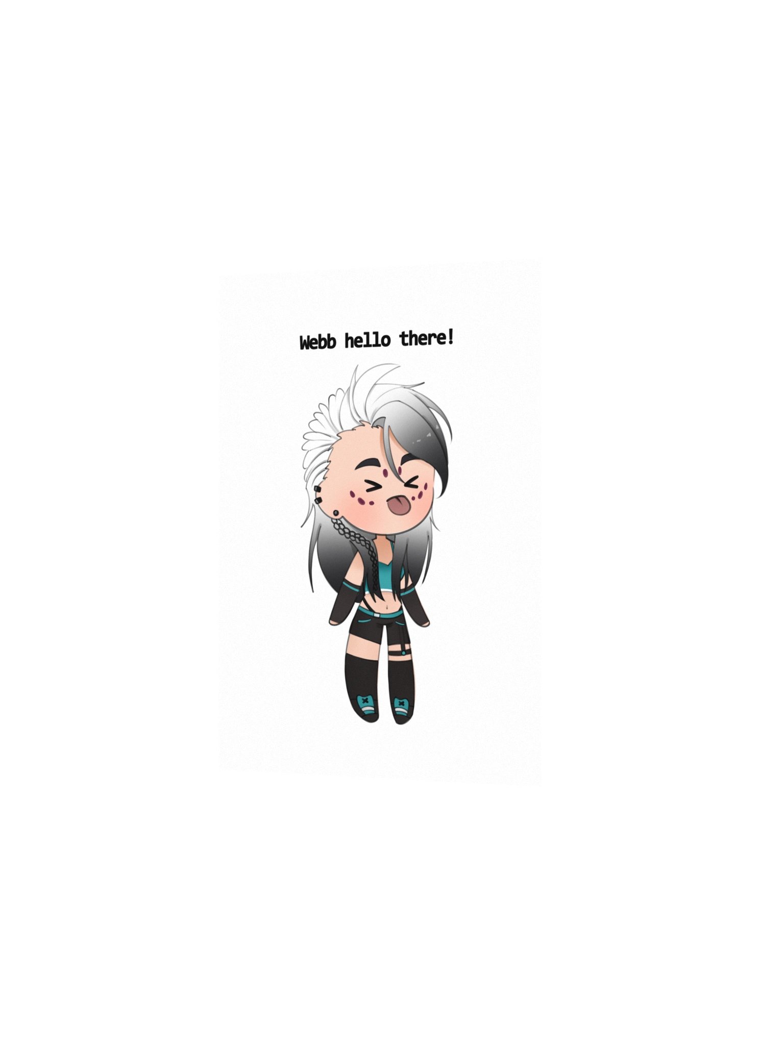 Syluette: "Webb hello there!" - Poster product image (2)