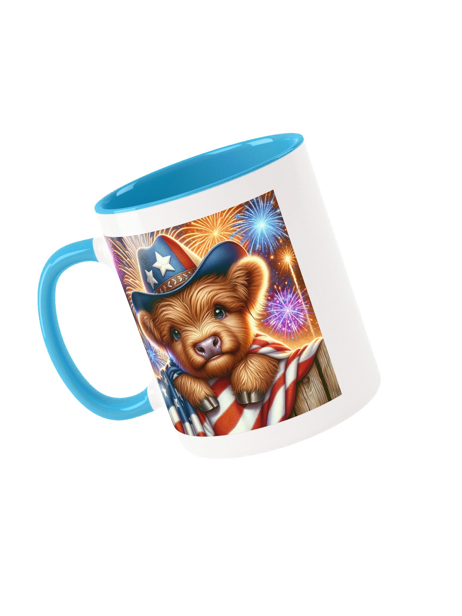 Patriotic Highland Cow product image (6)