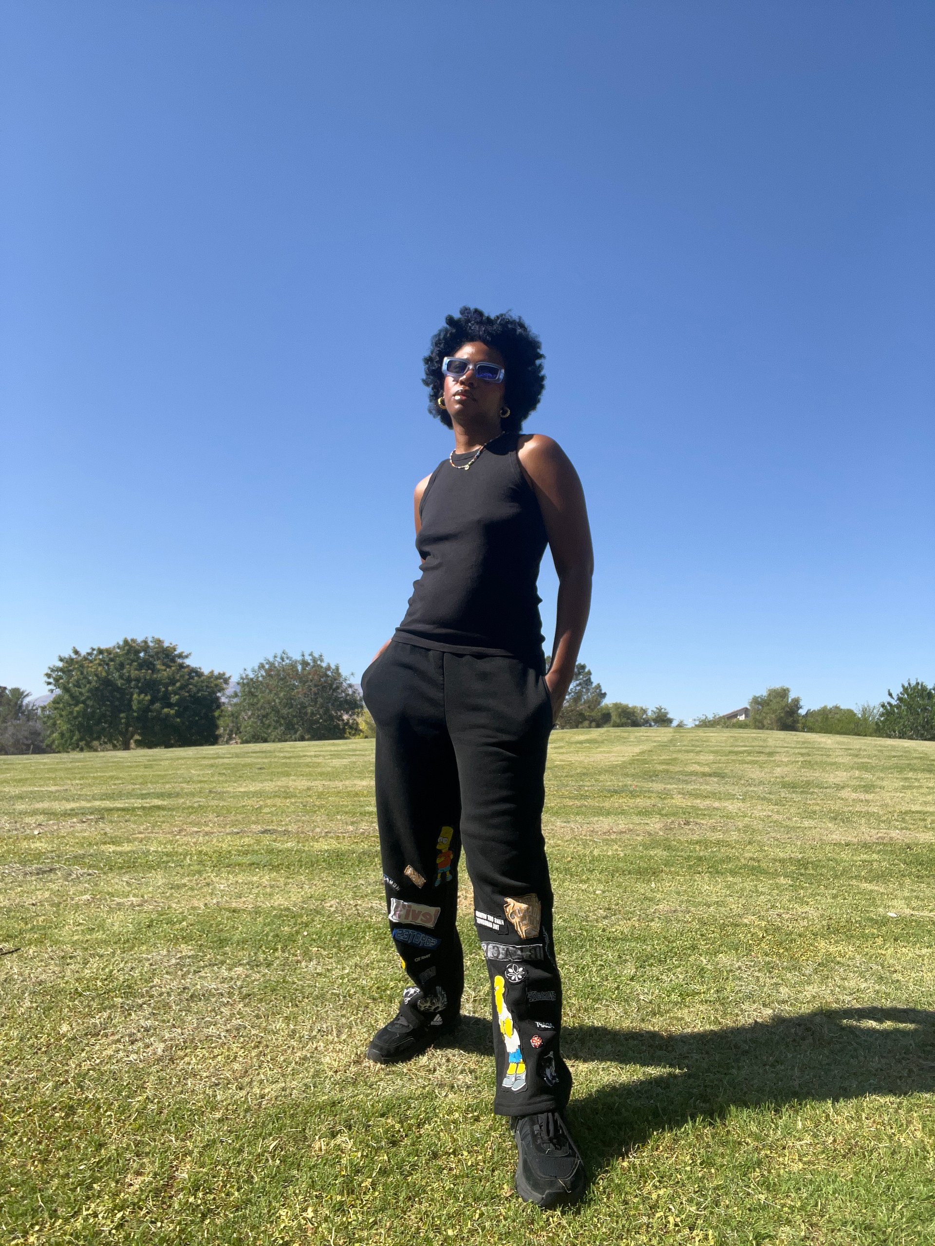 Simpson Women's Black Joggers product image (1)