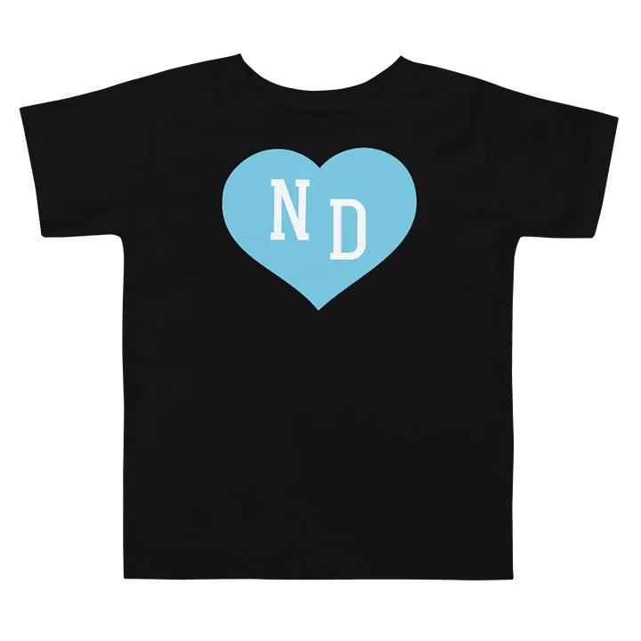 ND Heart Blue Unisex Toddler T-shirt product image (1)