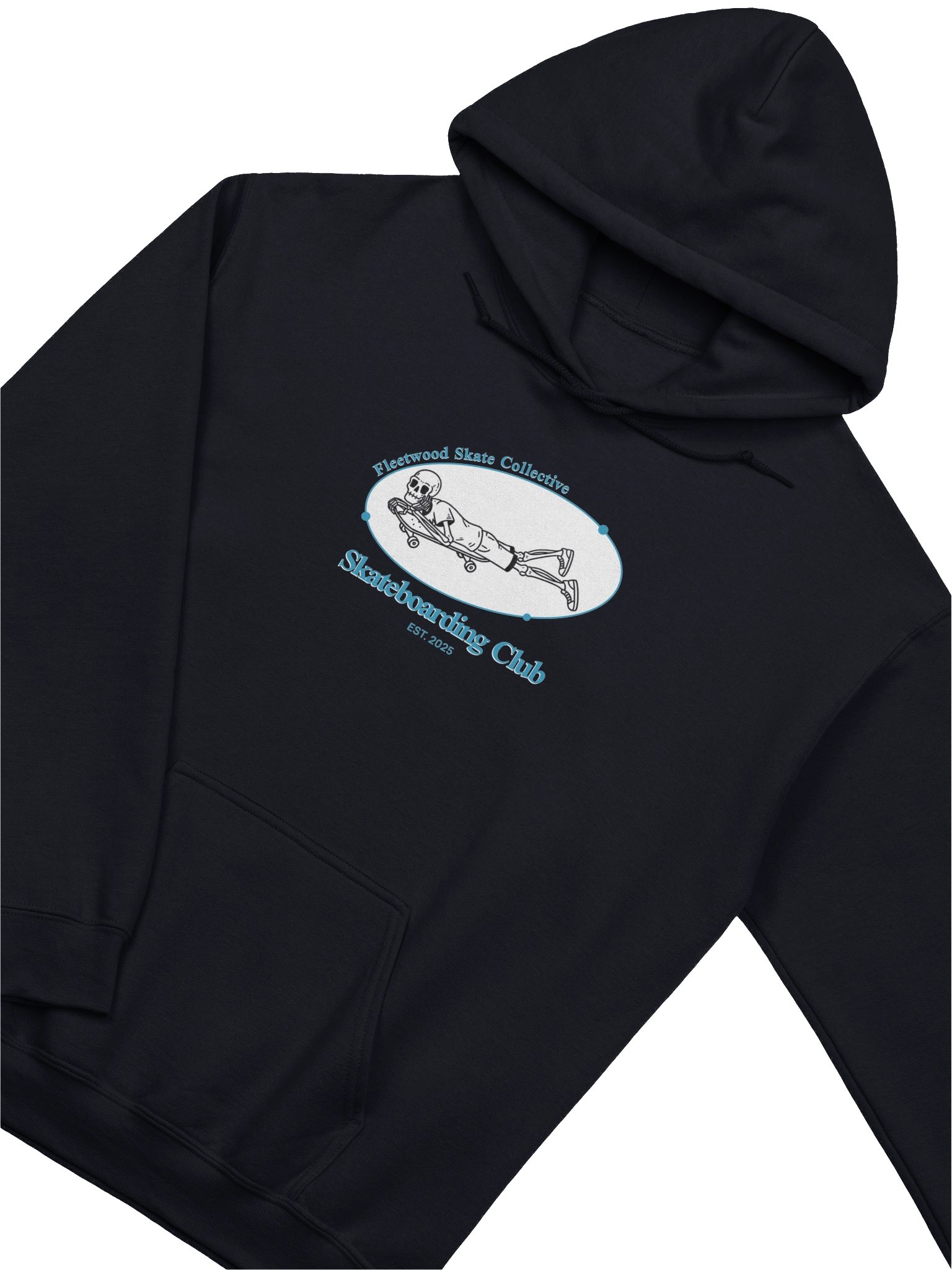 Fleetwood Skate Club Light Blue Design (Hoodie) product image (11)