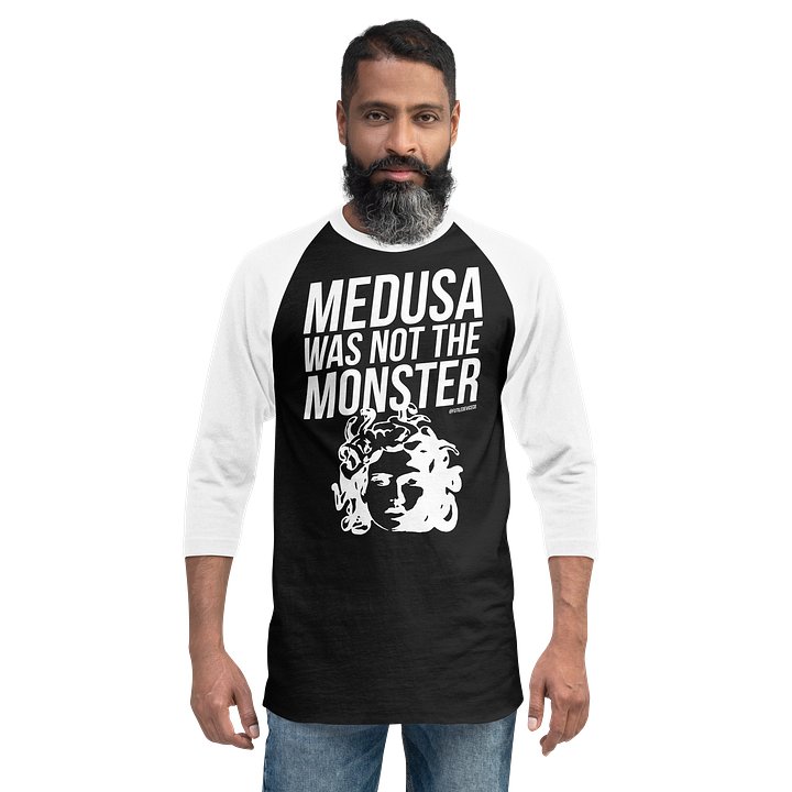FUTILE DEVICE: MEDUSA WAS NOT THE MONSTER (BASEBALL TEE) product image (5)