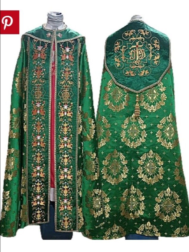 Bishop Vestments, Clerical Attire, Liturgical Garments, Ecclesiastical Robes, Sacred Vesture. product image (4)