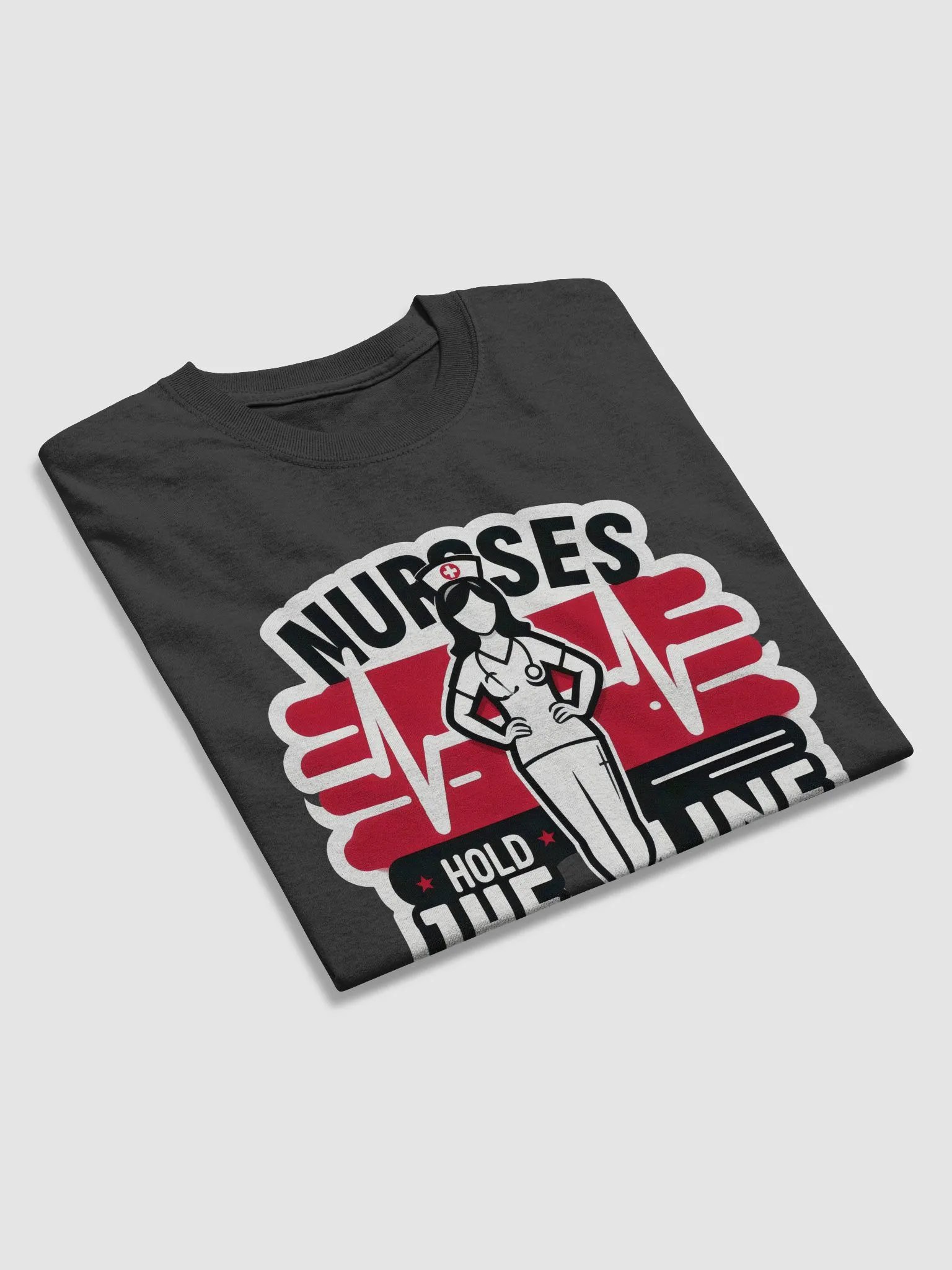 Heroic Nurse EKG T-Shirt product image (25)