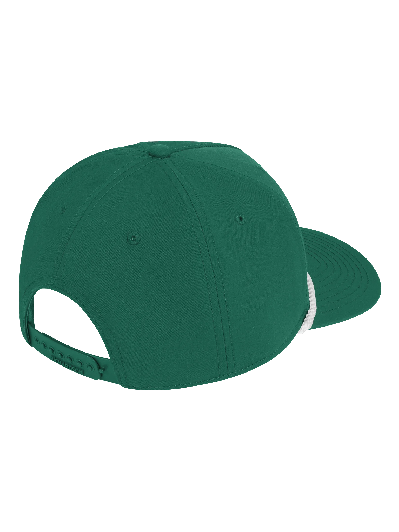 “Icon" Embroidered Five-Panel Classic Rope Cap in Green product image (4)