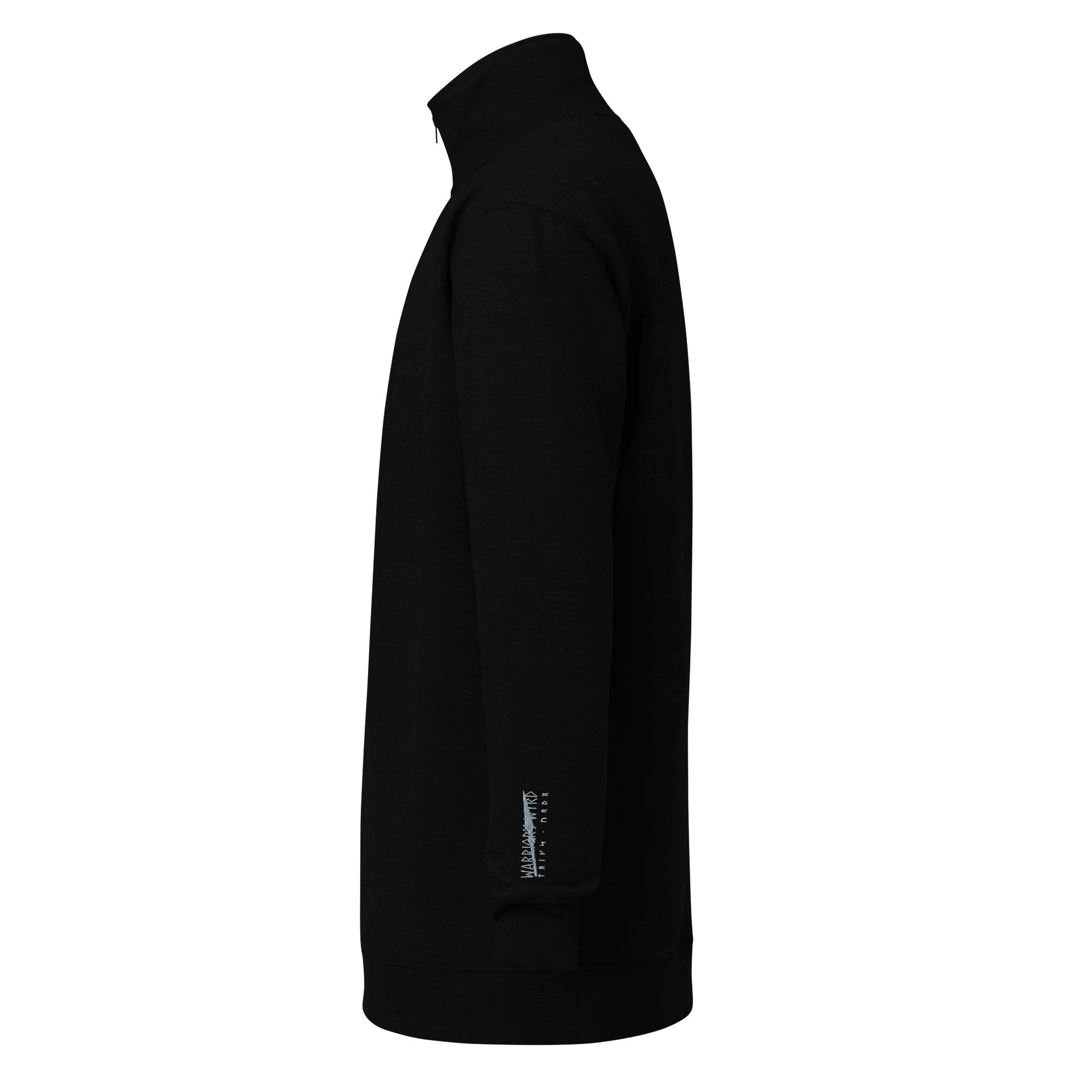 Mjolnir Quarter-Zip Fleece - Warriors Wyrd Black product image (2)