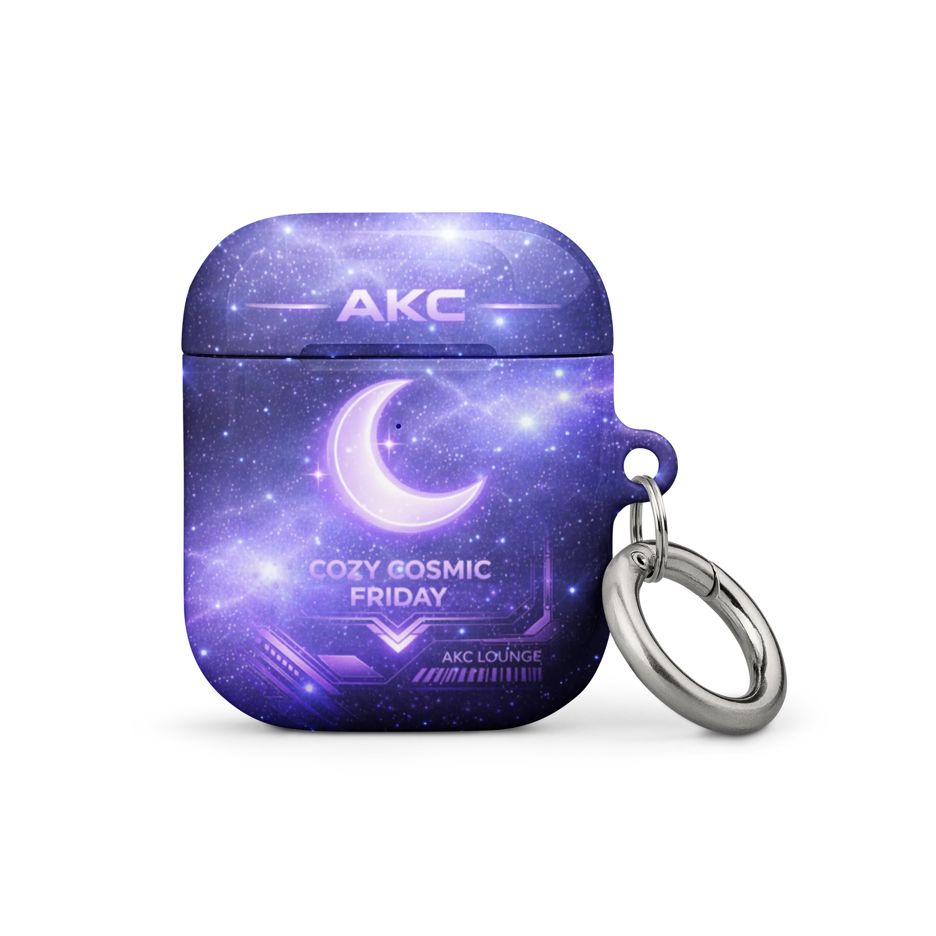 • AKC // Cozy Cosmic Friday AirPods® Case (Gen 1 & Gen 2) | Arkfall Kitty Collective product image (1)