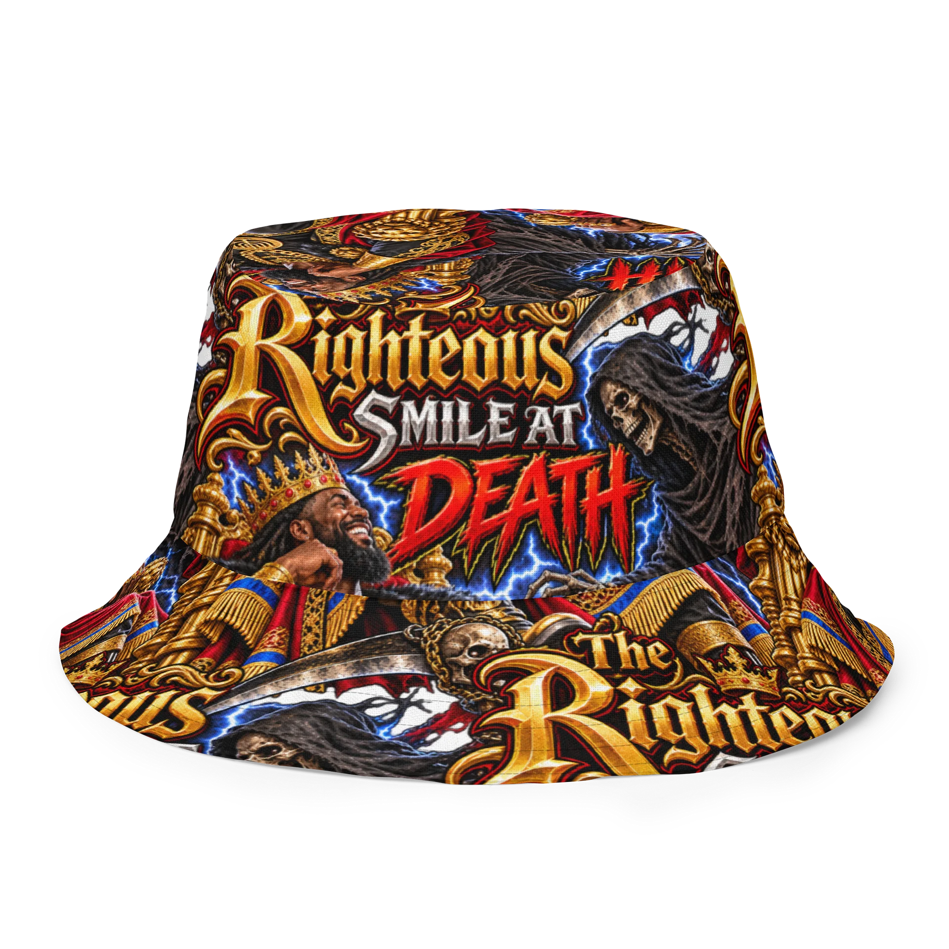 The Righteous Smile at Death Reversible Bucket Hat product image (7)