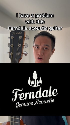 I have a problem with Ferndale Guitar from @playmusictoday .
Sorry for drilling into the guitar 🙏🏻
#ferndaleguitar #playmusic...