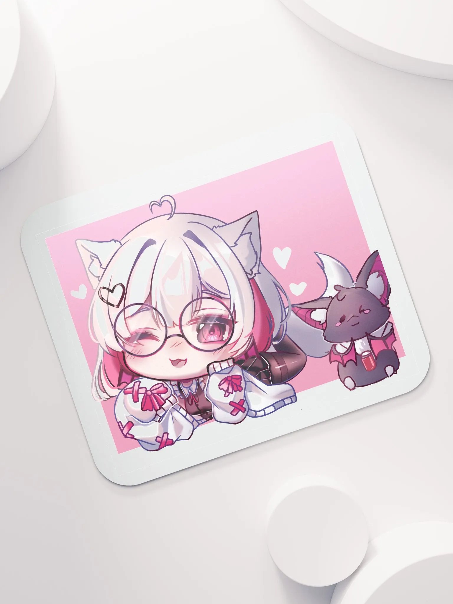 Asu and Maki mousepad product image (7)