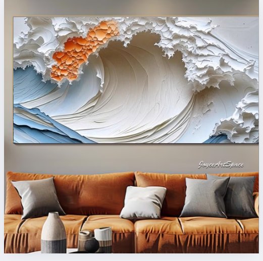 Large Colorful Abstract Wall Art product image (4)