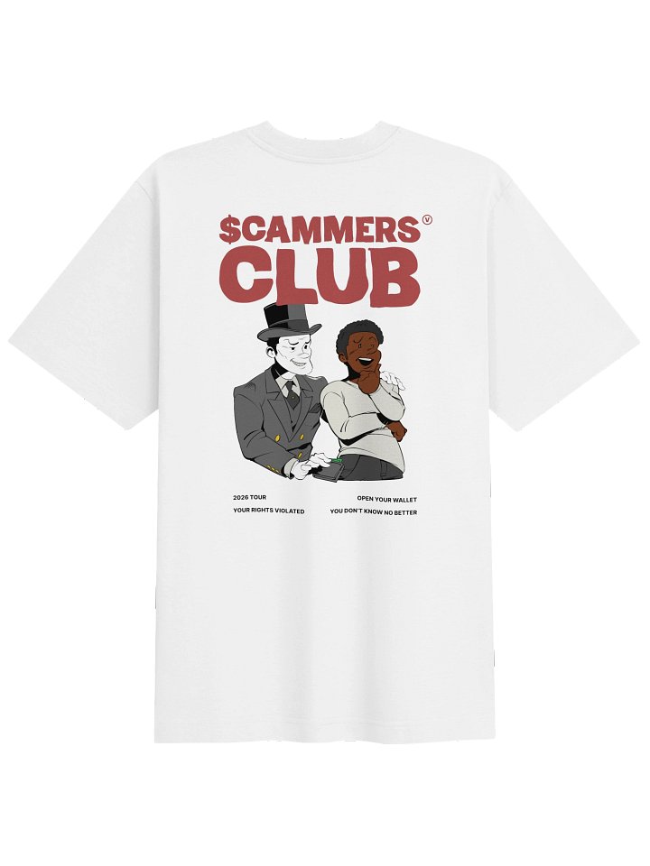 The Scammers Club "Wishful Thinking" Oversized Tee (in the Light) product image (1)