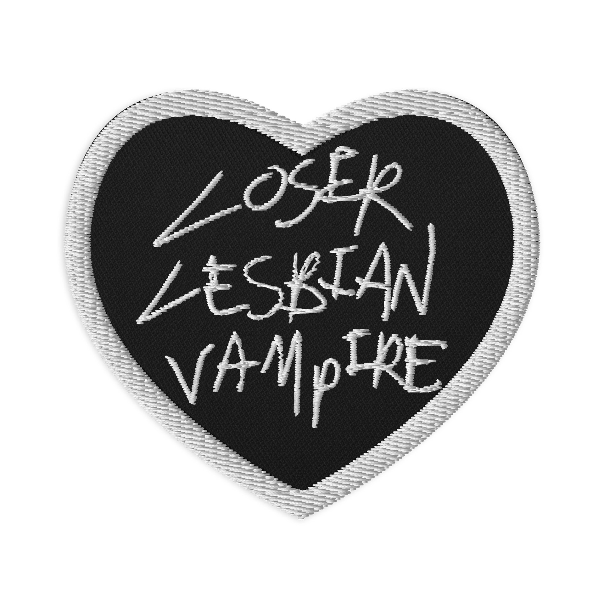 LOSER LESBIAN VAMPIRE Heart Patch product image (1)