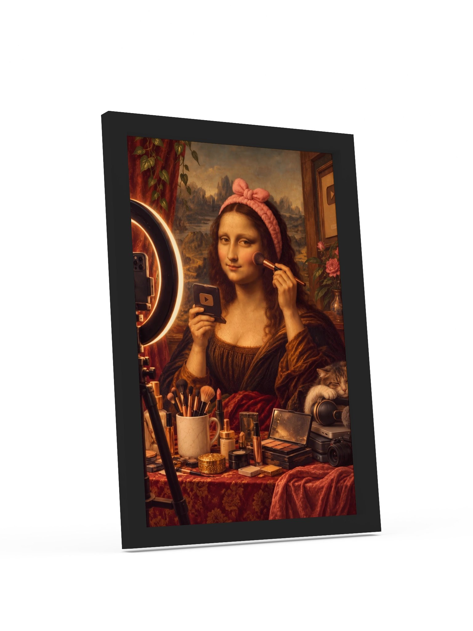 Getting Ready With Mona Lisa Poster product image (6)