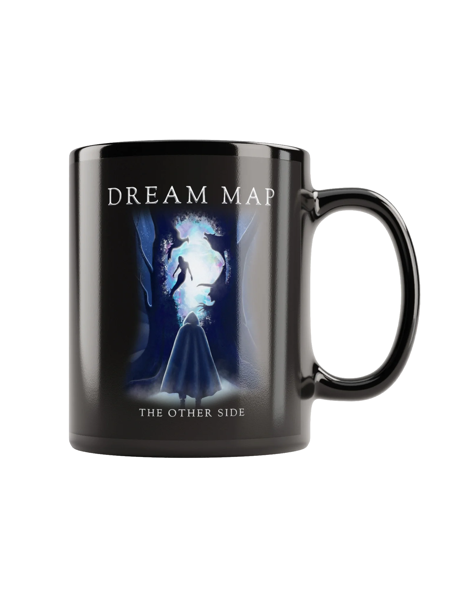 The Other Side Black Mug