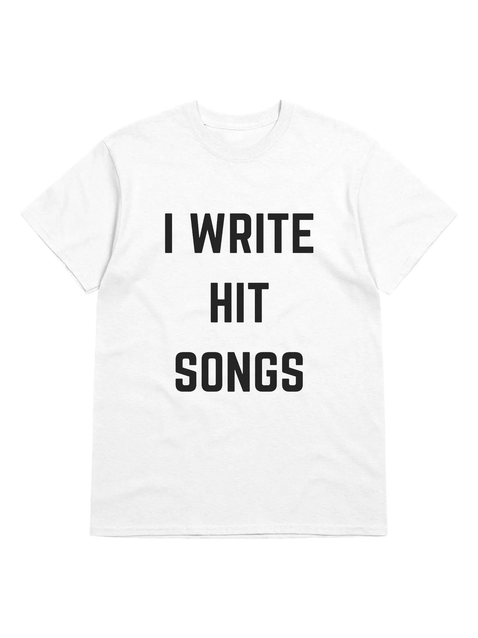 I Write Hit Songs Tee (White) product image (1)