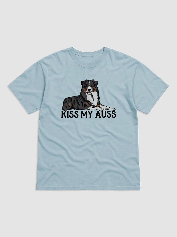 Kiss My Auss | T-Shirt for Australian Shepherd (Tricolor) Dog Owners product image (1)
