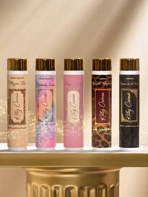 Not fashioned for the ordinary. Not bestowed upon the faint of heart. Only those with a taste for grandeur shall know the pleasure of Kitty Creme. 💛✨