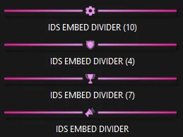 Pinkie Embed Divider Bars product image (1)