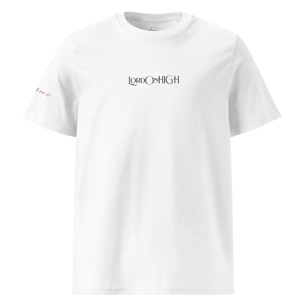 The Lord On HIGH | NEW CHAPTER | UNISEX Tee | Black & Pink product image (1)