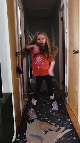 When you can't afford a salon! 😂 💨 🌪️