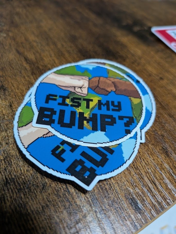 Project Hail Mary "Fist My Bump?" Sticker product image (1)