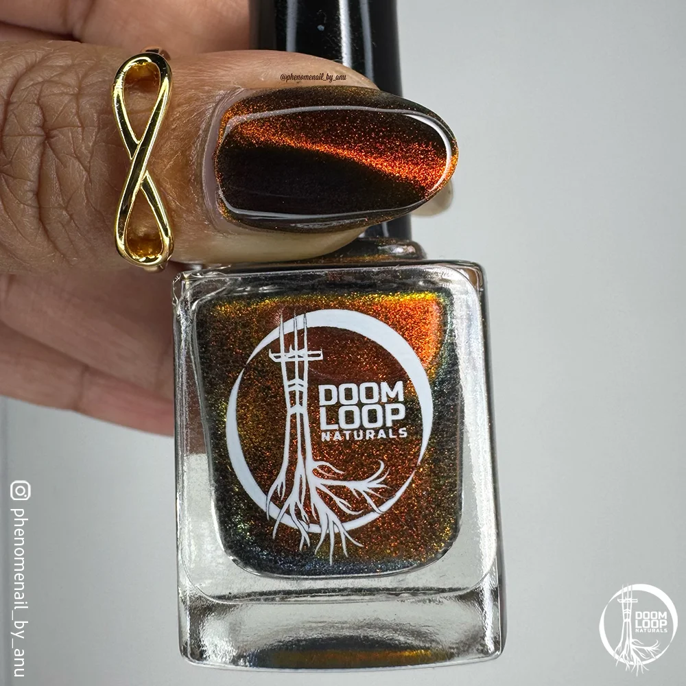 CHTHONOCLASM - Firey Multichome High Contrast Magnetic Nail Polish product image (5)