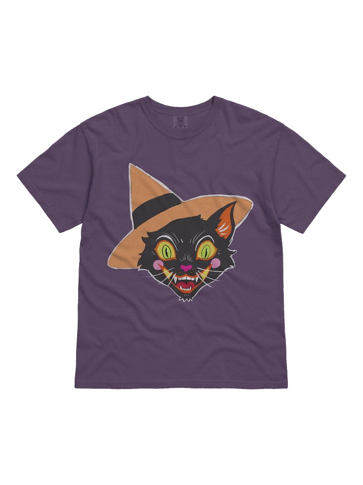 vintage halloween cat tee product image (1)