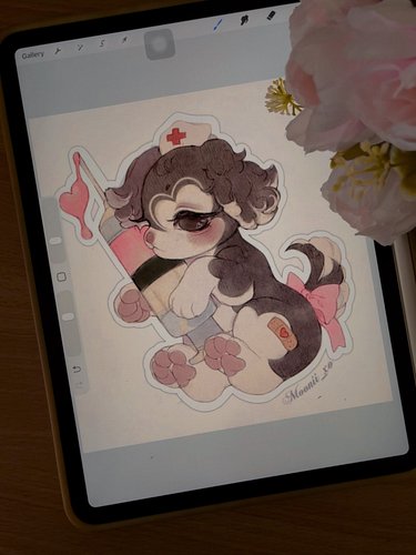Currently working on a new sticker set ♡ Would you let her treat you?

#petillustration #childrensillustration #beatrixpotter...