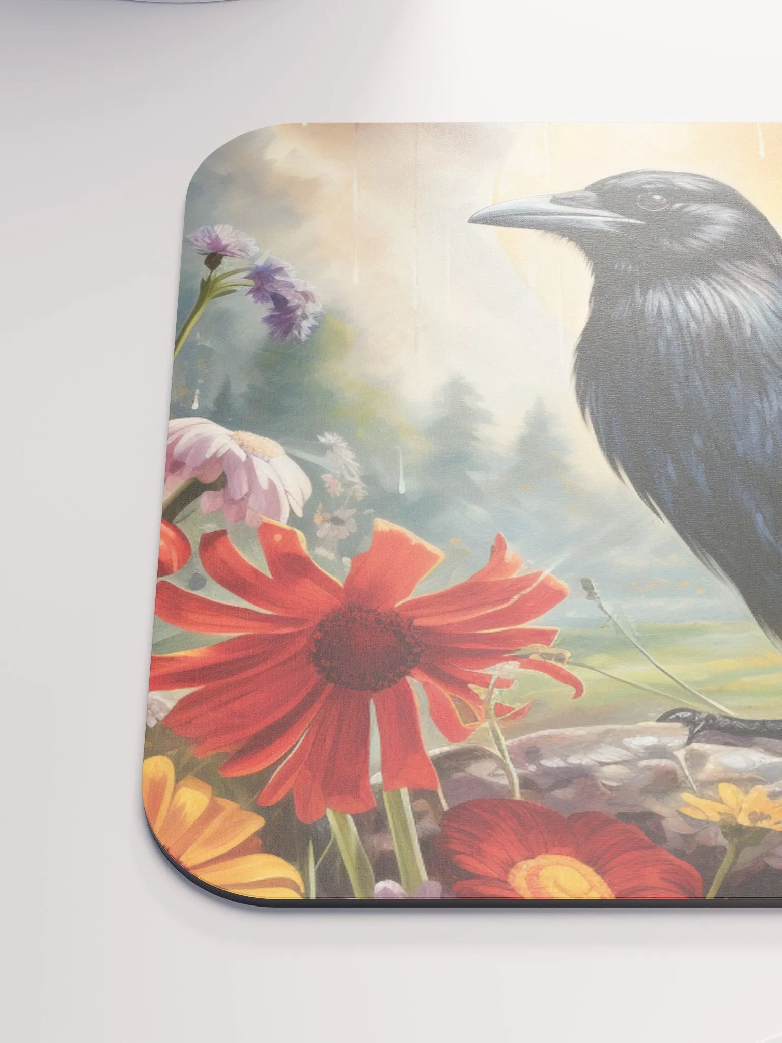 Comfy Desk Mat 🔴 Summer Bird Scene product image (6)