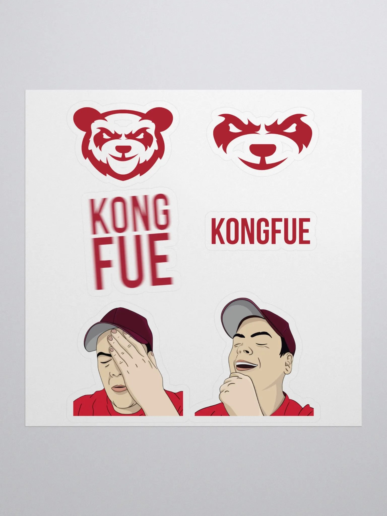Red Kongfue Stickers product image (1)