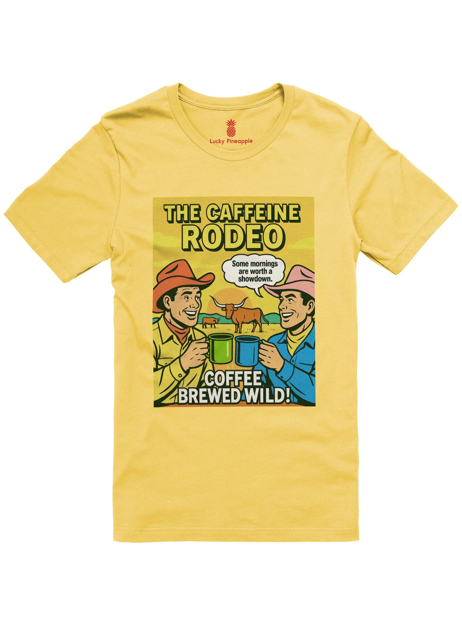 Coffee Brewed Wild! The Caffeine Rodeo Texas Concert Tee Fit Unisex T-Shirt product image (73)