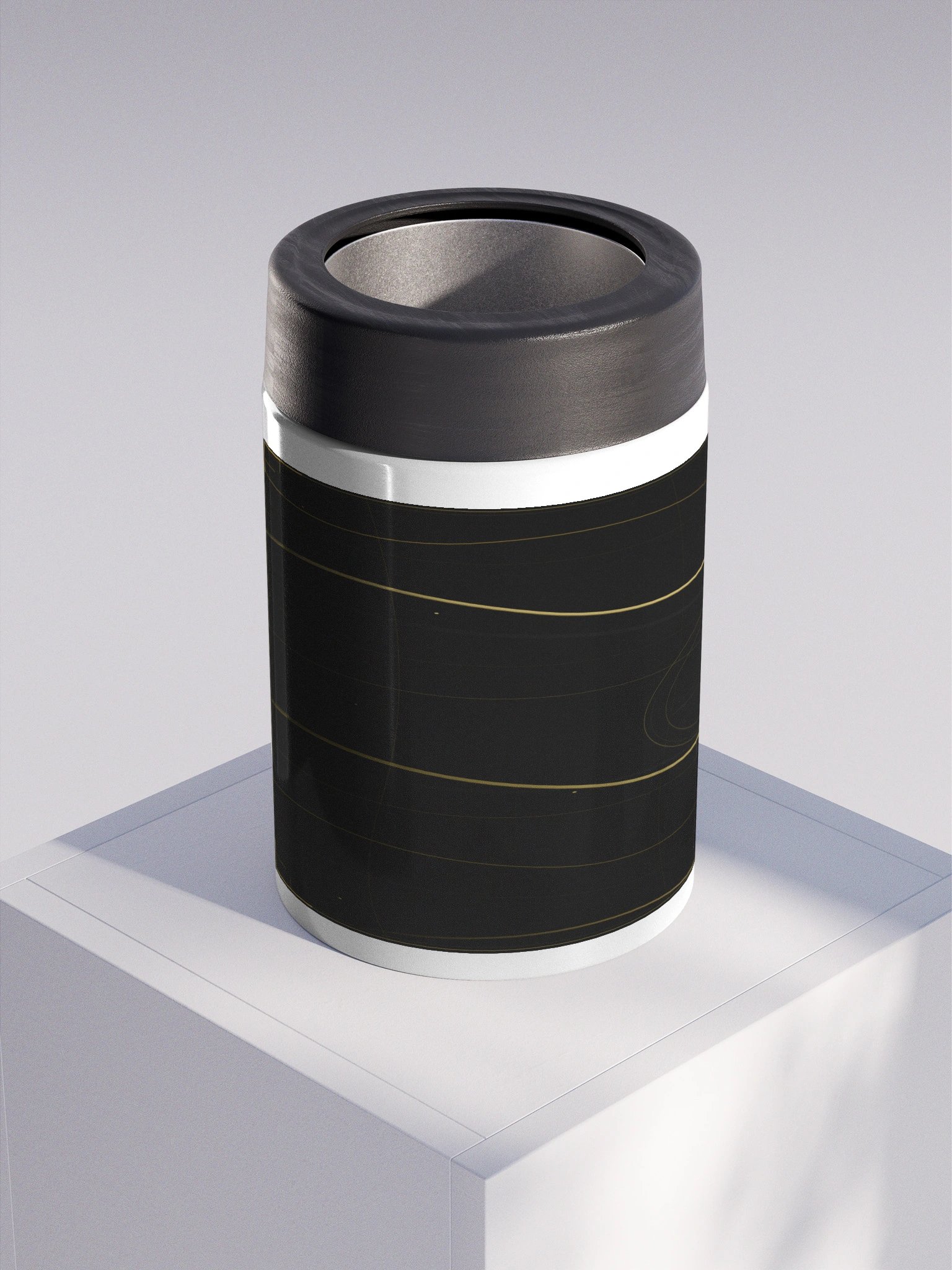 Black & Gold Can Cooler (Koozie) product image (3)
