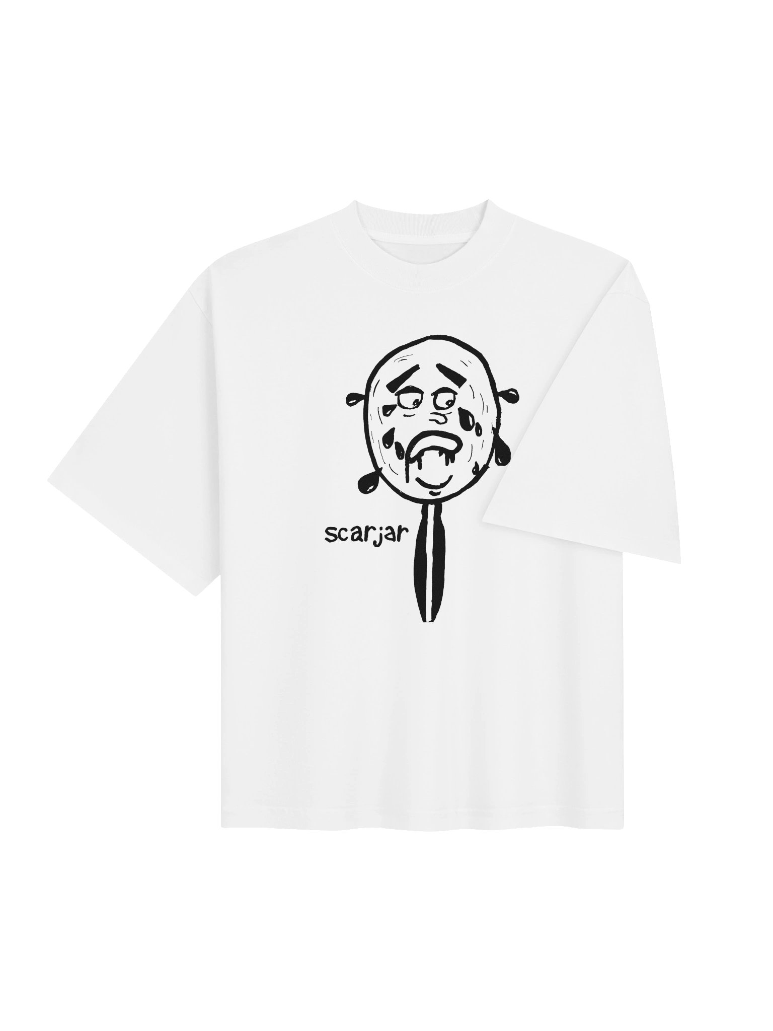 Jared outline tee (white) product image (4)