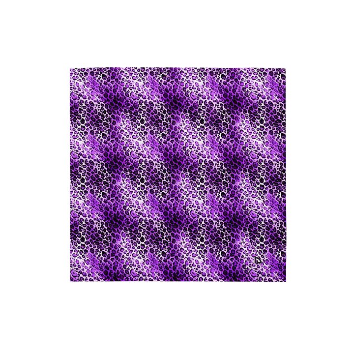 Purple Leopard Pattern Bandana product image (1)