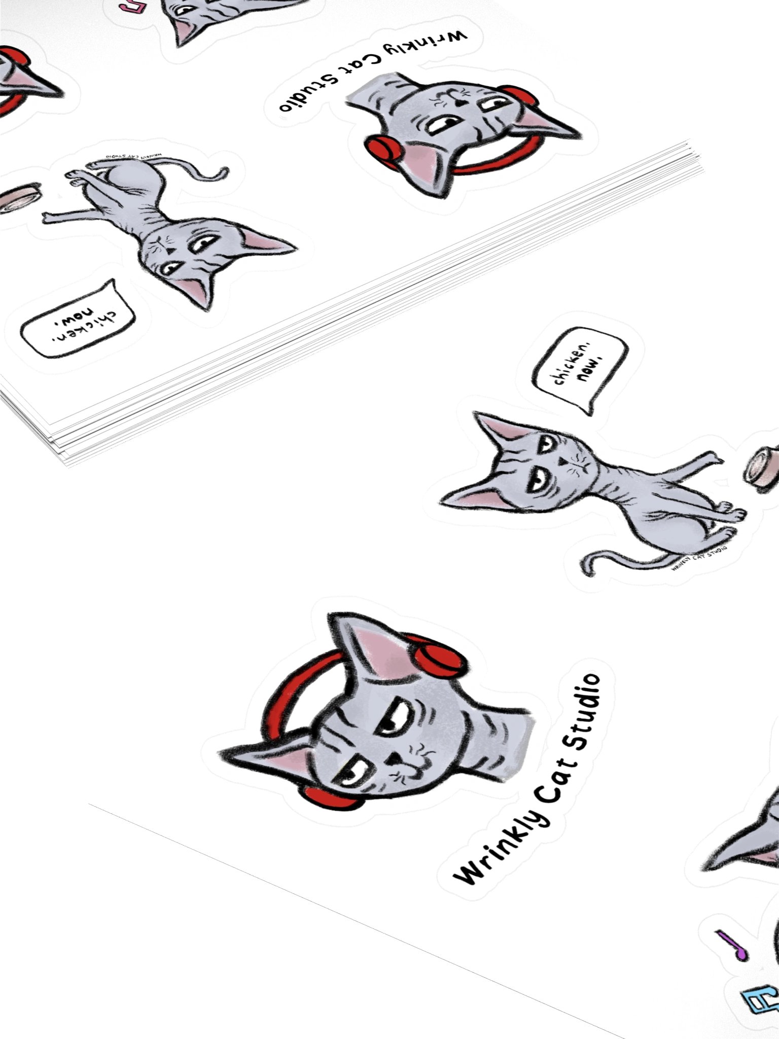 Wrinkly Cat Studio Stickers product image (4)