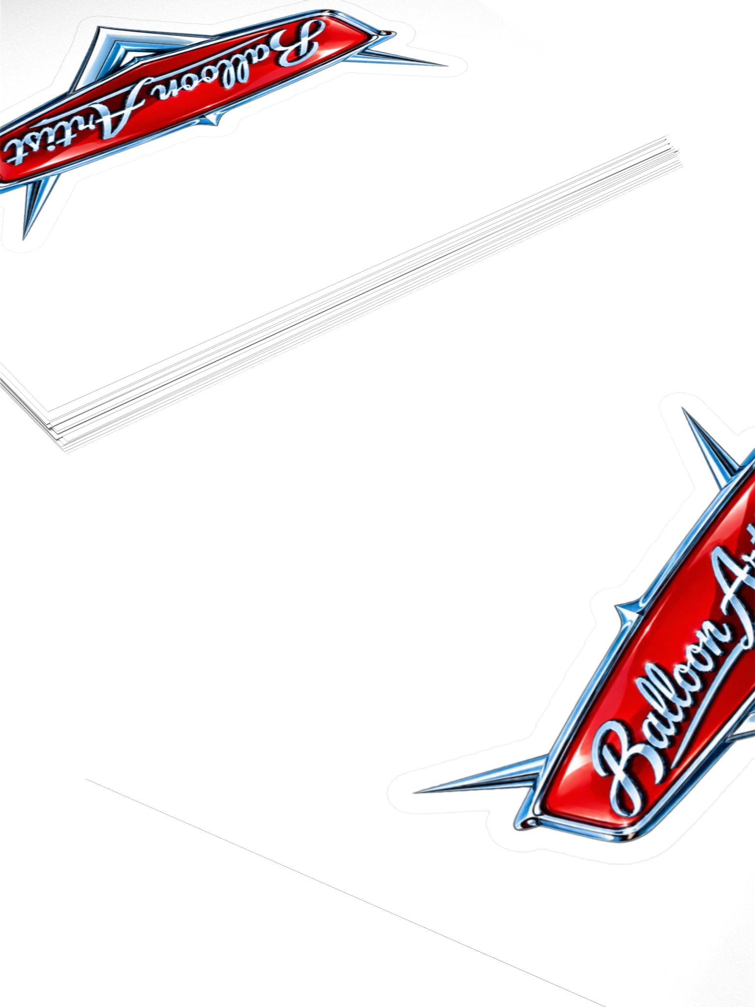 Balloon Artist Full Throttle Kiss Cut Sticker product image (4)