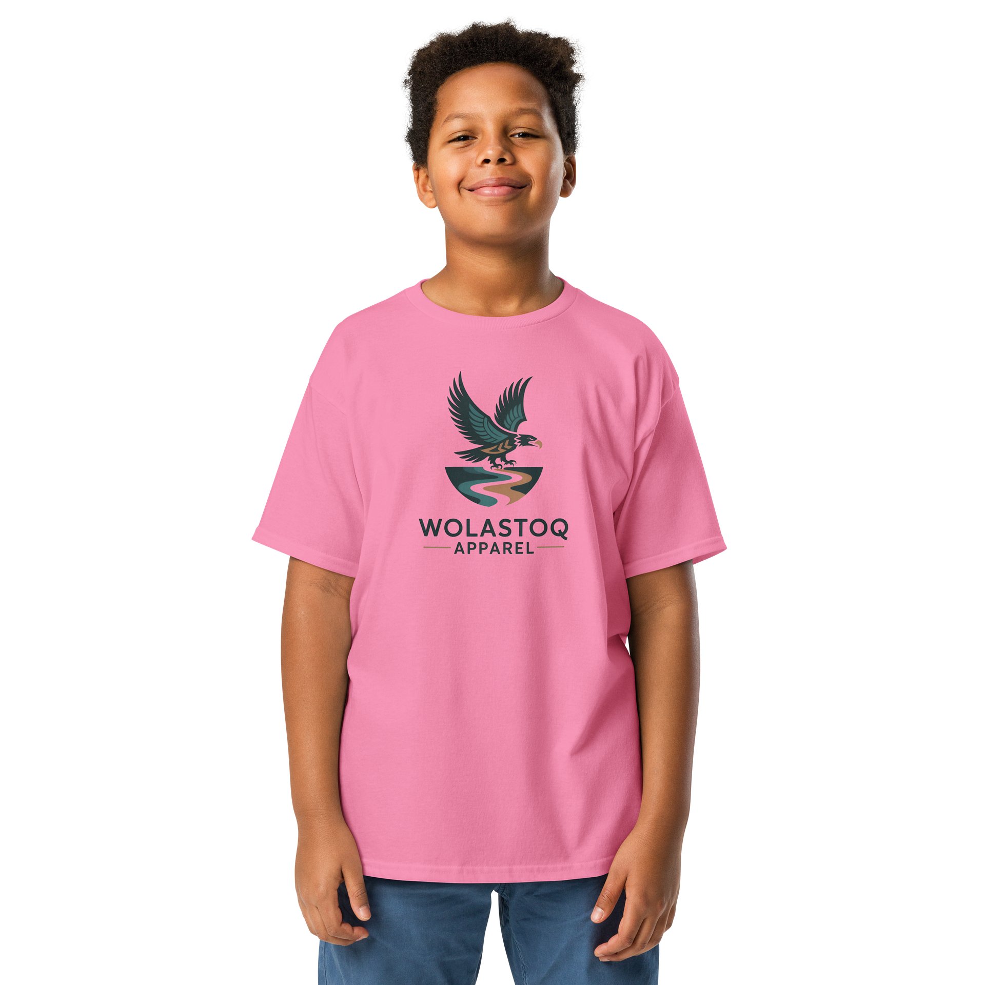Wolastoq Eagle River Youth Tee product image (6)